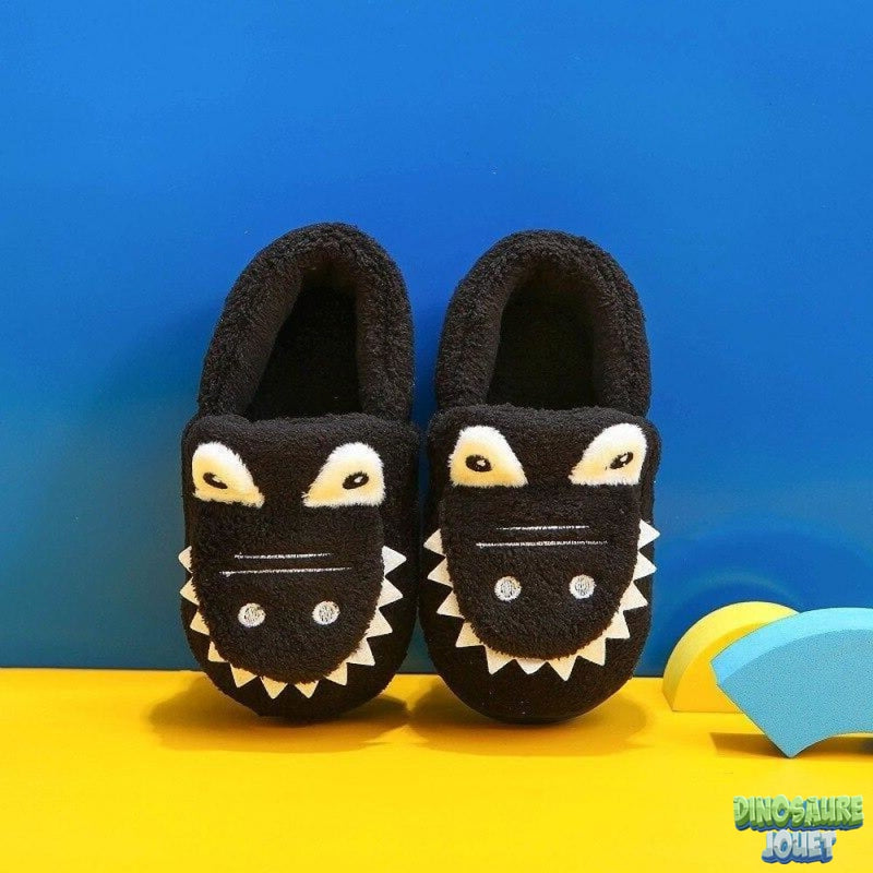 Chausson Dinosaure rose