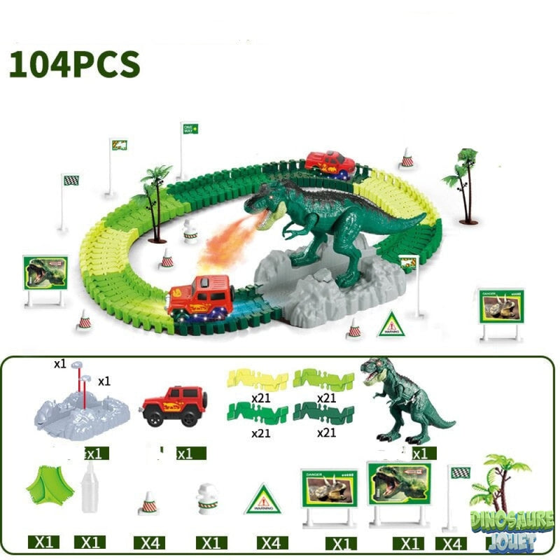 Circuit Dinosaure flexible