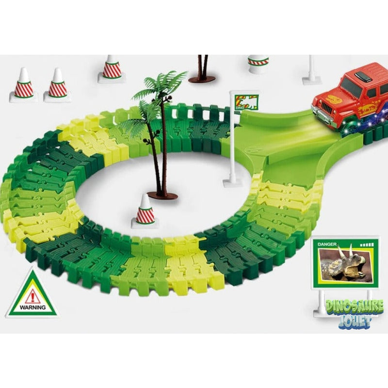 DinoRoad : Circuit Flexible des Courses Dinosaures de kidcado