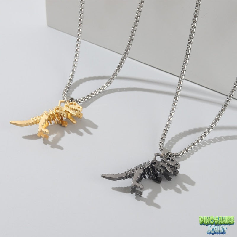 Collier pendentif Dinosaure