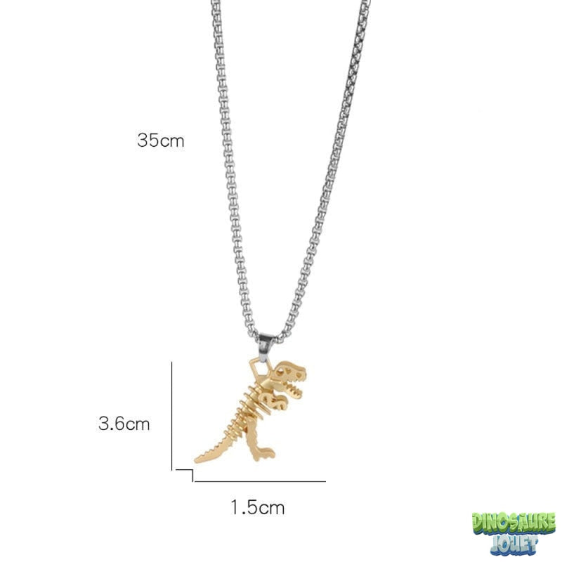 Collier pendentif Dinosaure