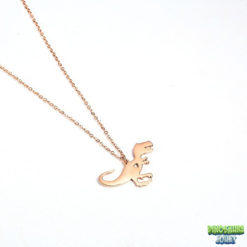 Collier pendentif dinosaure T-rex