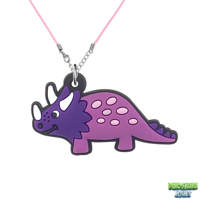 Collier rigolos Dinosaure