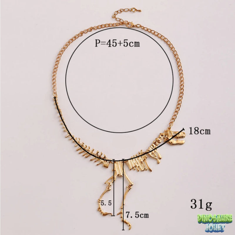 Collier squelette