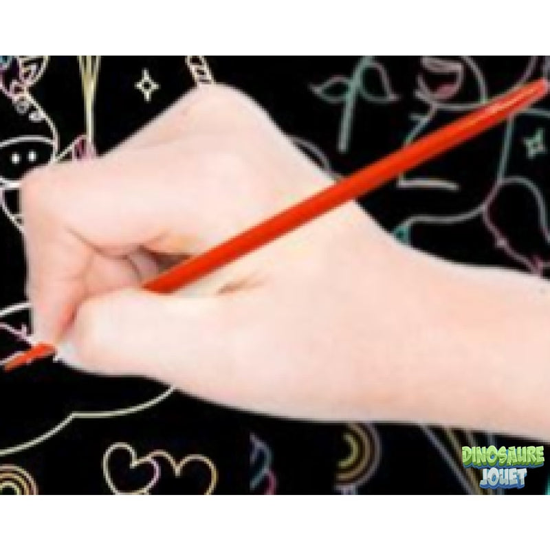 Coloriage à gratter Dinosaure