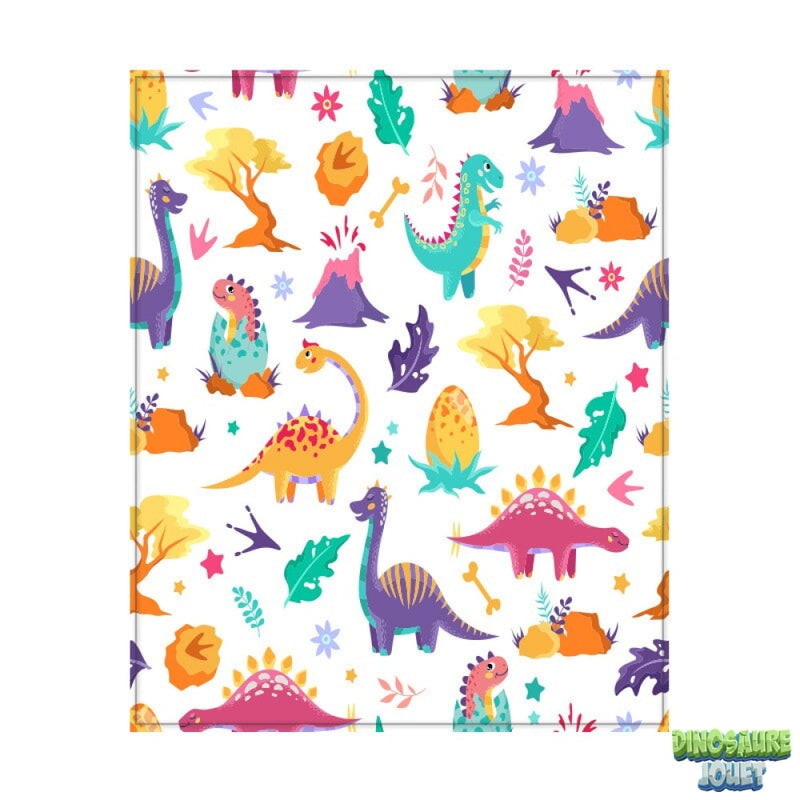 Couverture de lit double Dinosaure