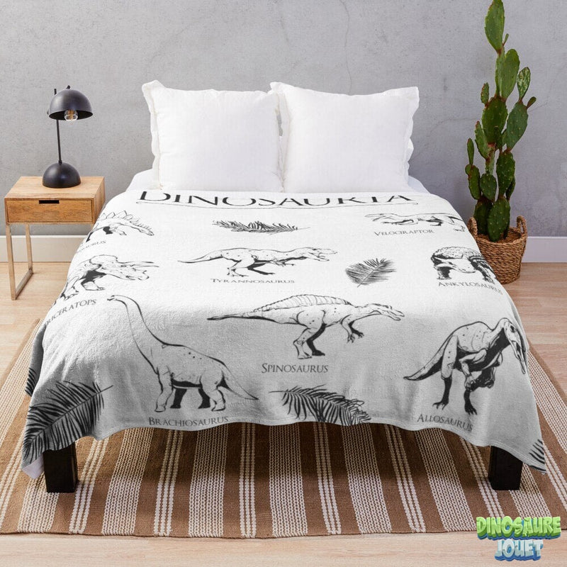 Couverture en flanelle Dinosaure