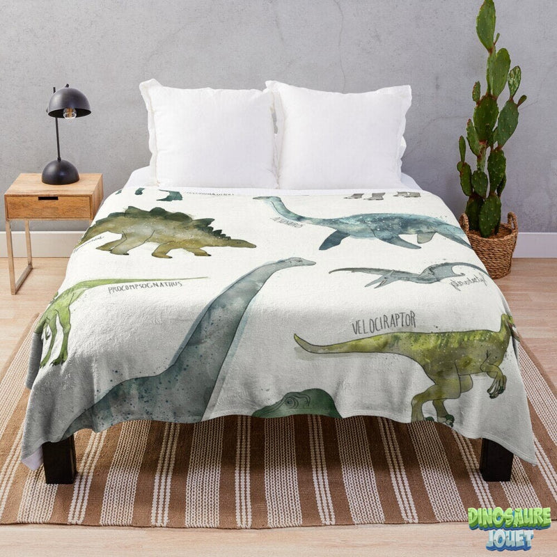Couverture motif Dinosaure