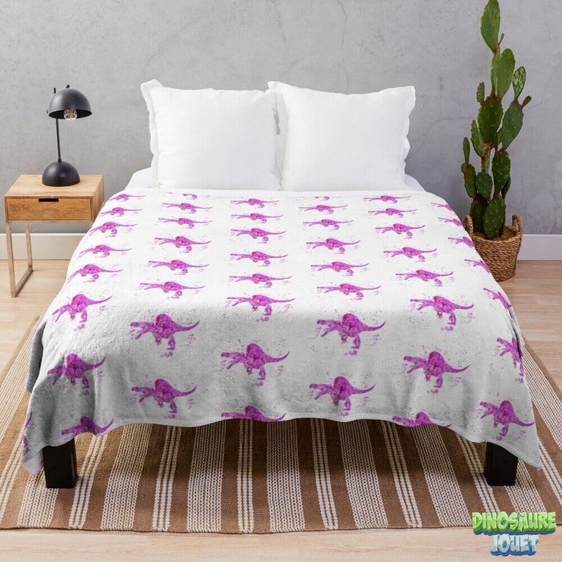 Couverture rose Dinsoaure