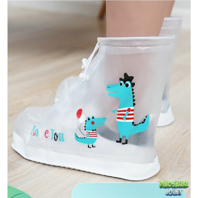 Couvre-chaussures imperméables Dinosaure