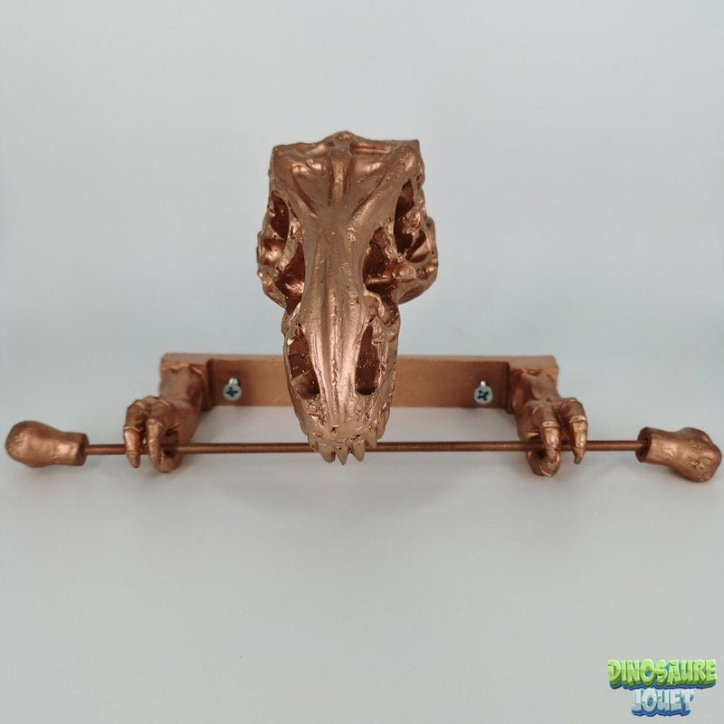 Derouleur papier wc Dinosaure noir