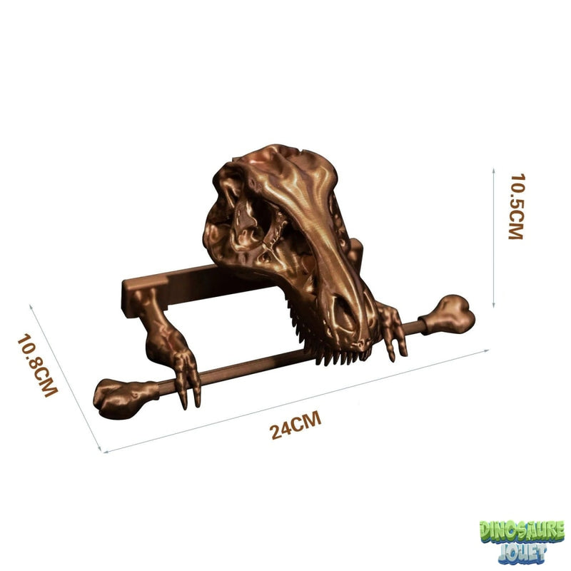 Derouleur papier wc Dinosaure rouge