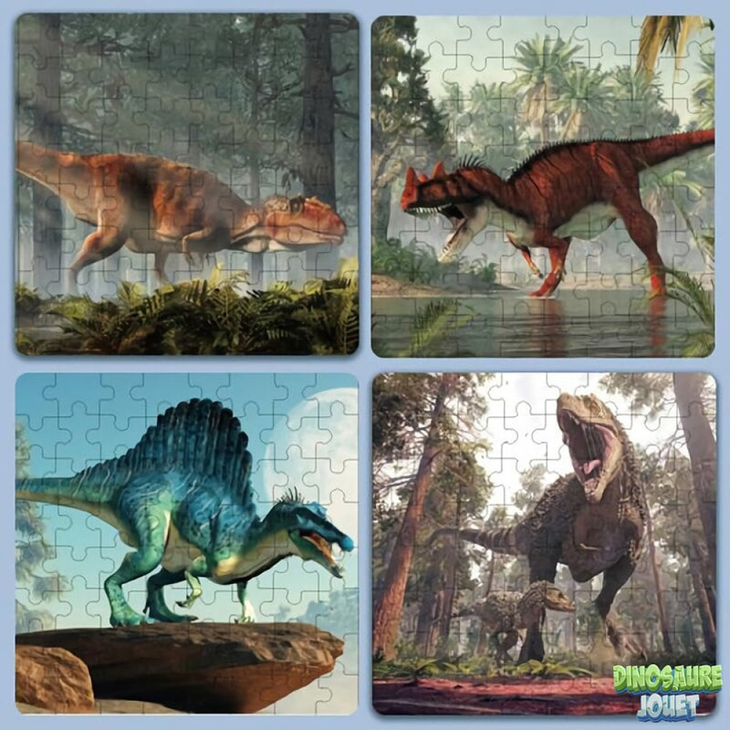 Dino puzzle 4+
