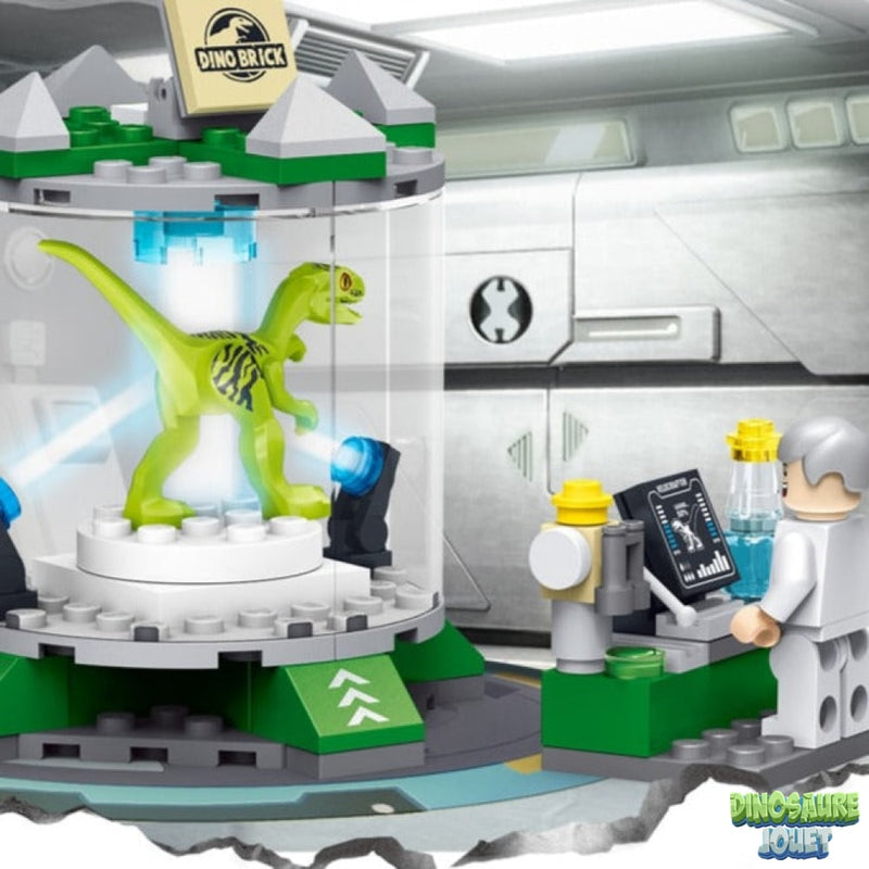 Dinosaure lego jurassic world laboratoire