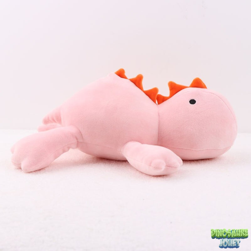 Dinosaure peluche rose