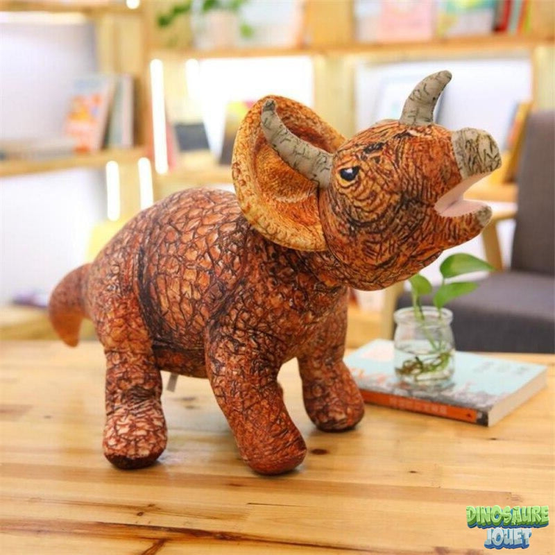 Dinosaure peluche Tricératops