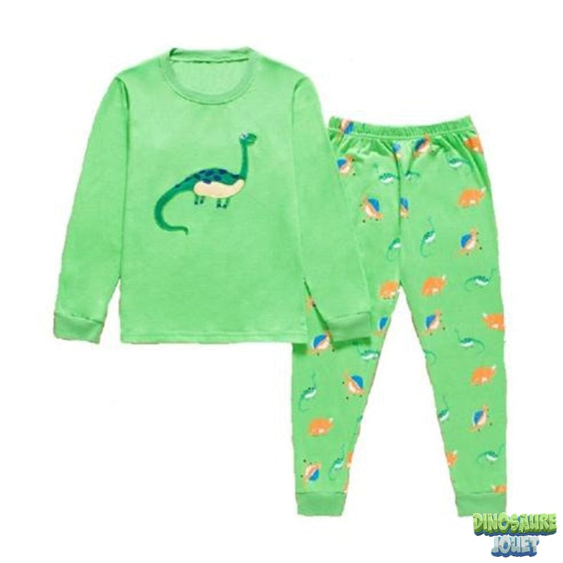 Dinosaure pyjama coton pastel