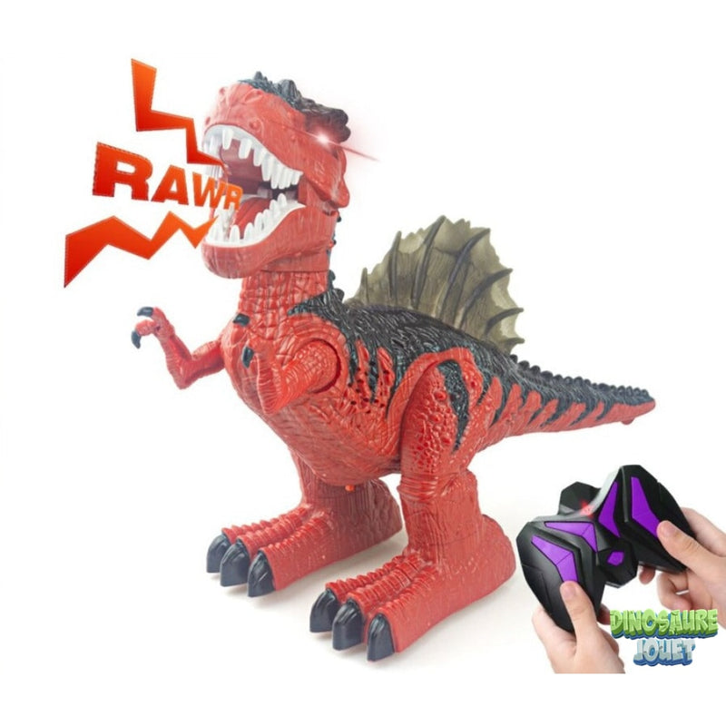 Dinosaure rouge jouet