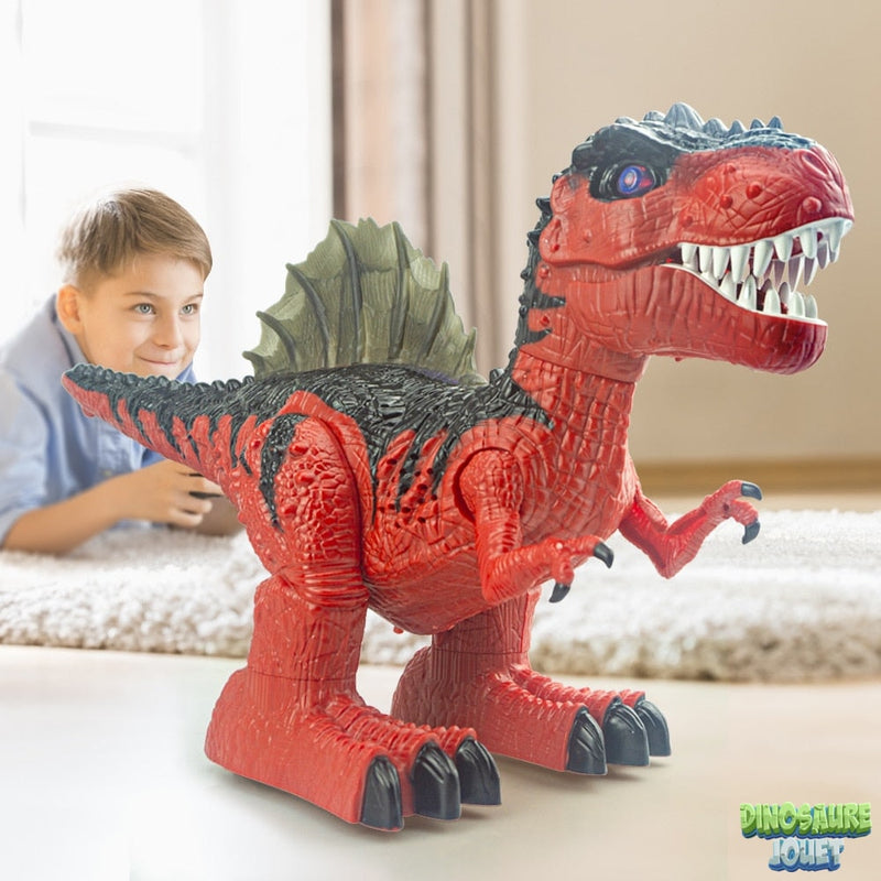 Dinosaure rouge jouet