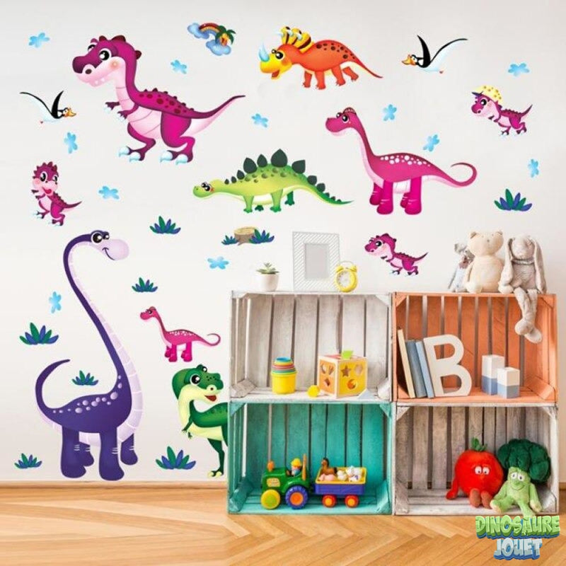 Dinosaure stickers muraux
