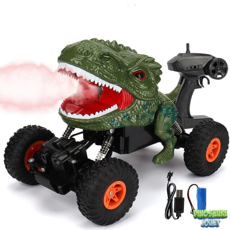 Dinosaure t rex voiture