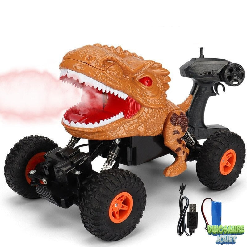 Dinosaure t rex voiture