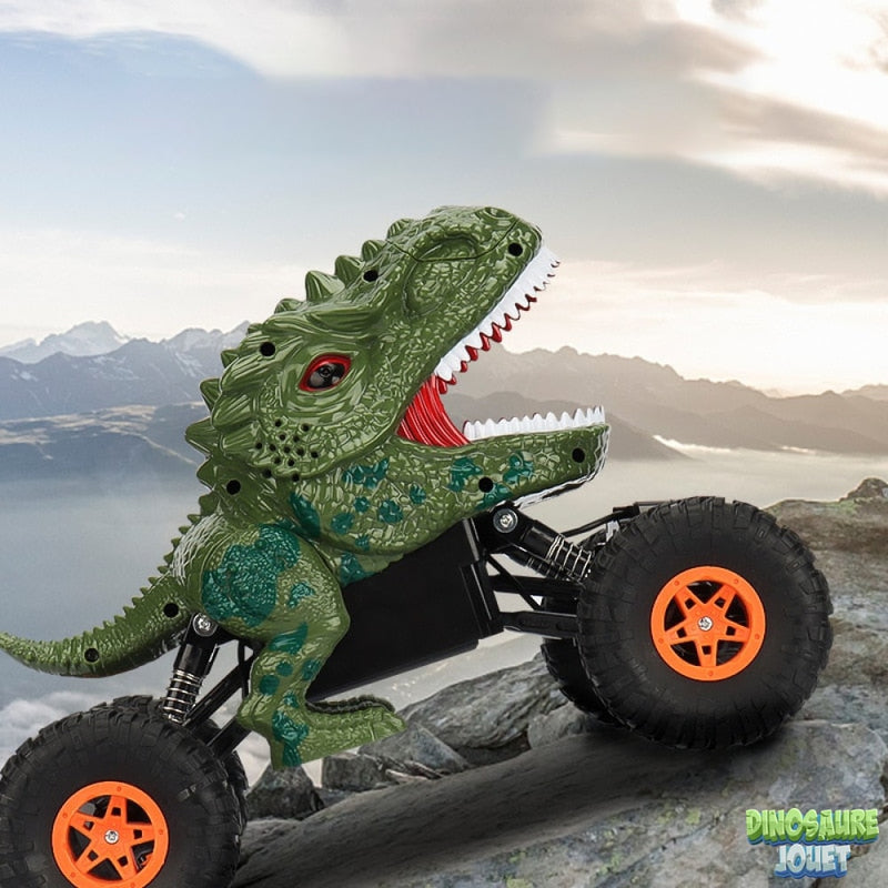 Dinosaure t rex voiture