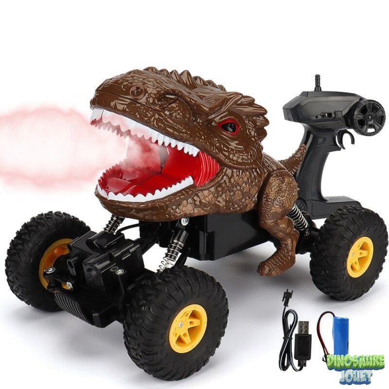 Dinosaure t rex voiture