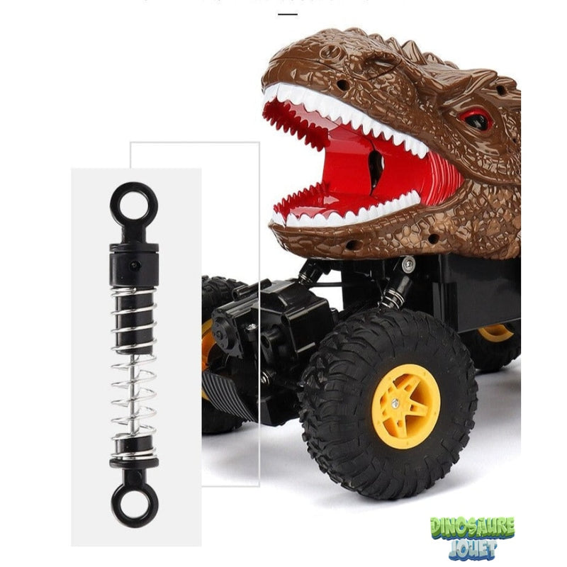 Dinosaure t rex voiture