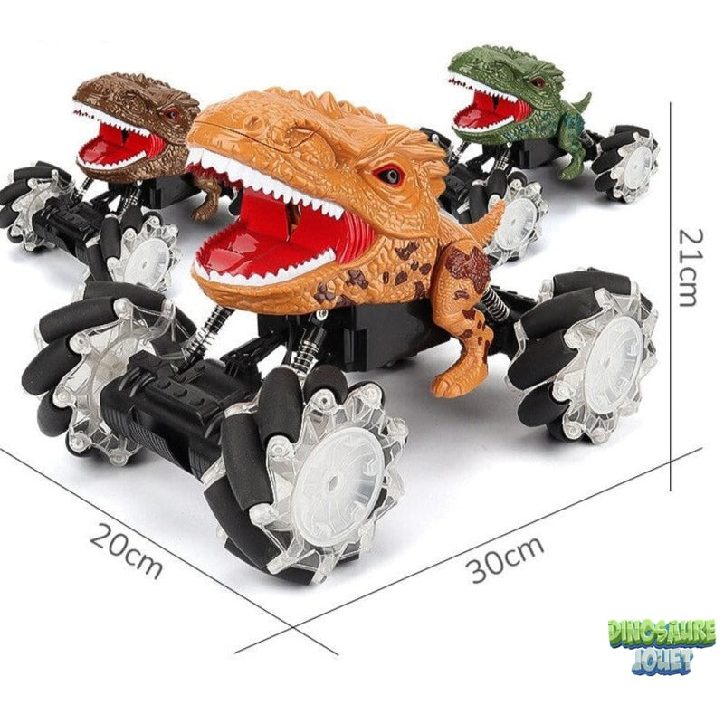 2 pièces/boîte Jouet Pression Lanceur Dinosaure Voiture , Réaliste  Tyrannosaure Rex , Enfants Éducatif Cadeau, Mode en ligne