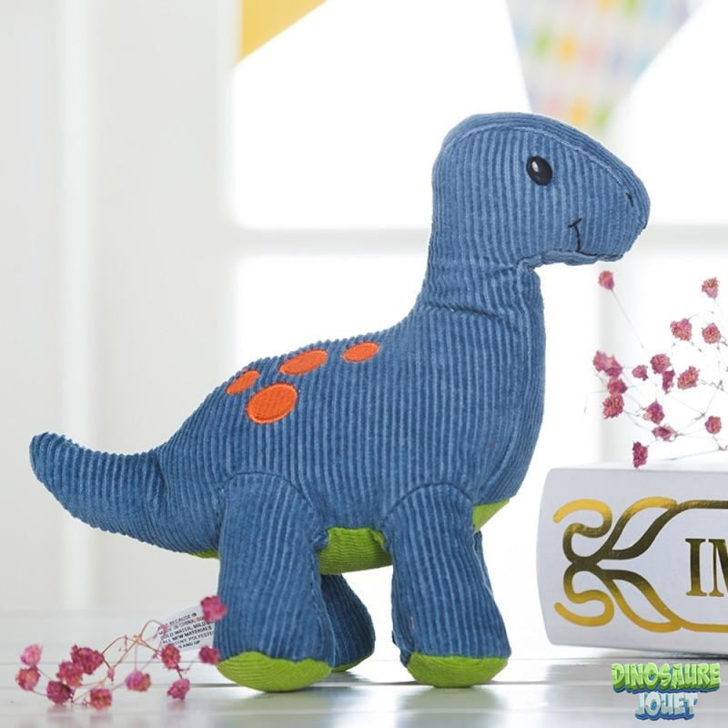 Doudou Dinosaure bleu