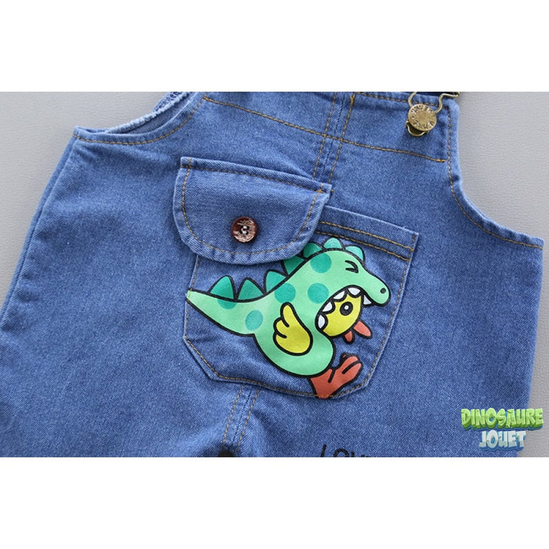 Ensemble bretelle garçon Dinosaure