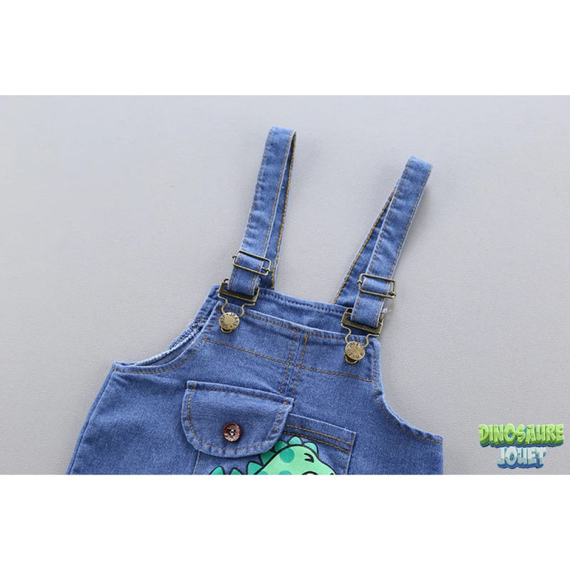 Ensemble bretelle garçon Dinosaure