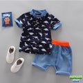 Ensemble short garçon Dinosaure