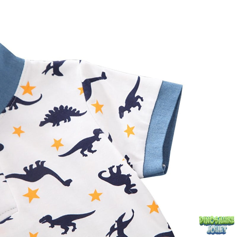 Ensemble short garçon Dinosaure