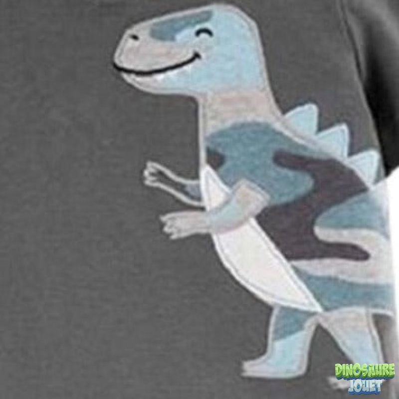 Ensemble short t shirt Dinosaure