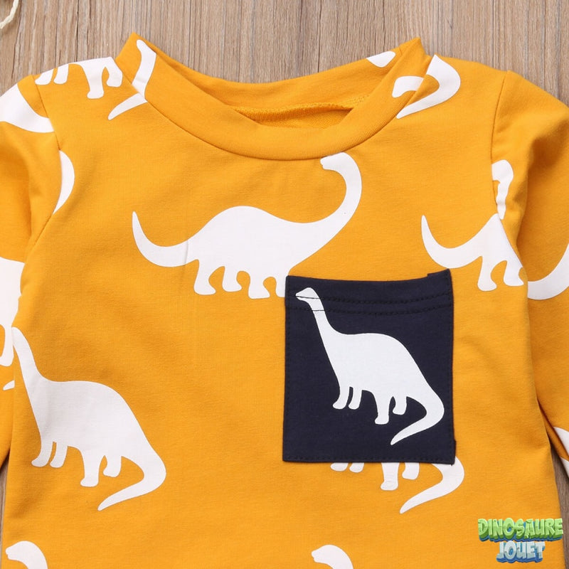 Ensemble sweat jogging Dinosaure