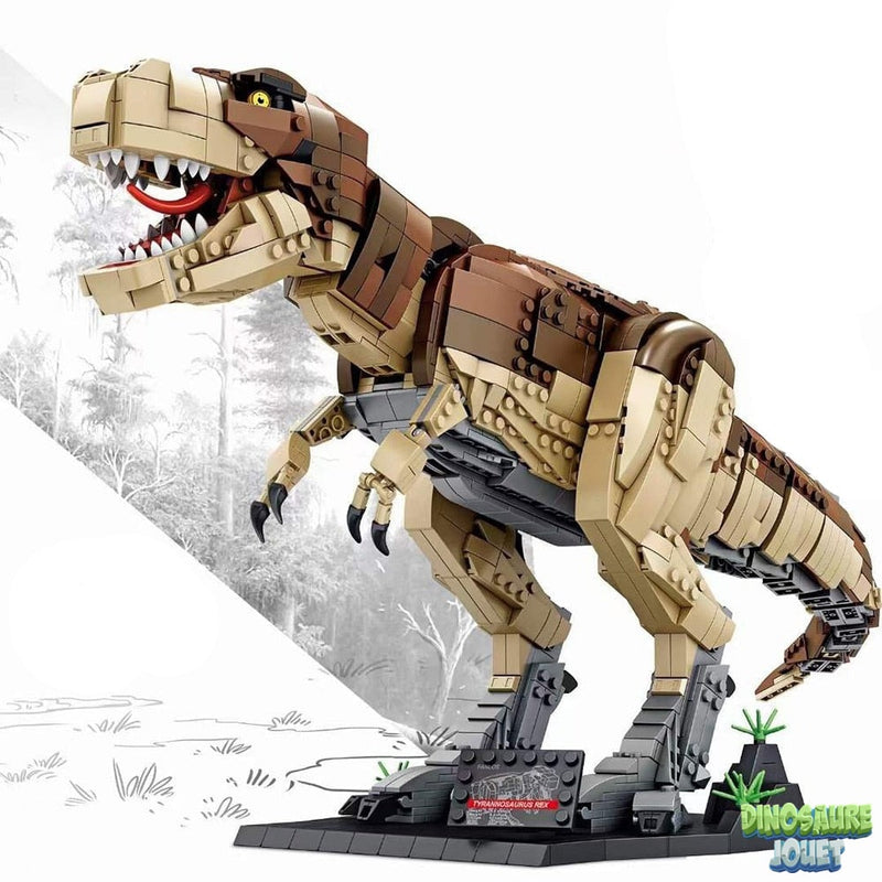 Figurine Lego T-rex brun