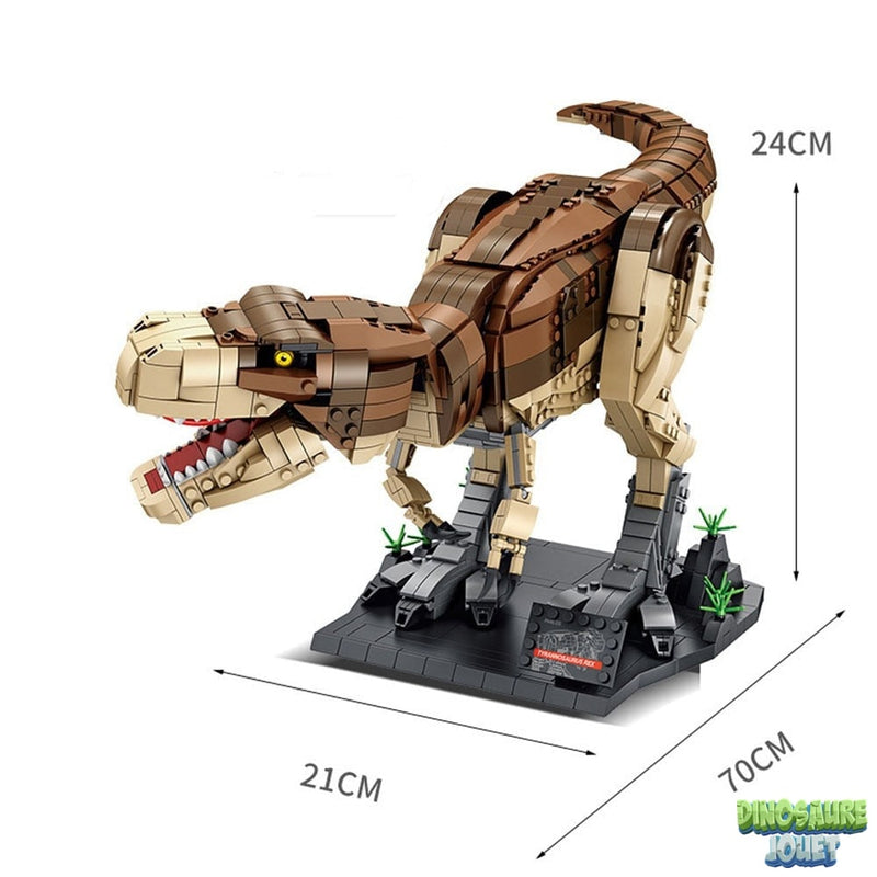 Figurine Lego T-rex brun