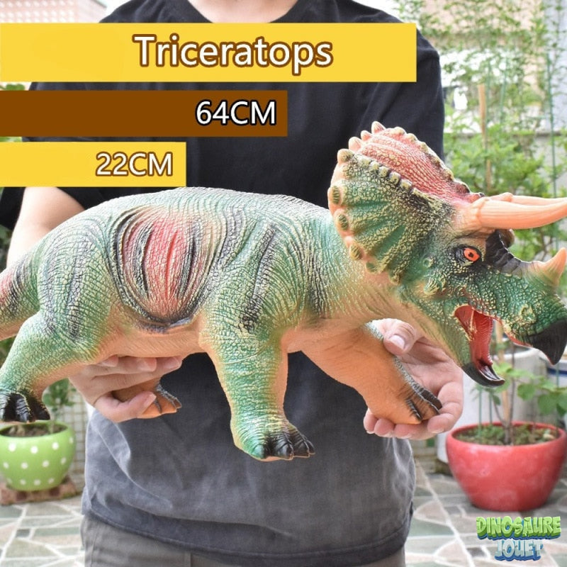 Figurine sonore Dinosaure tricératops