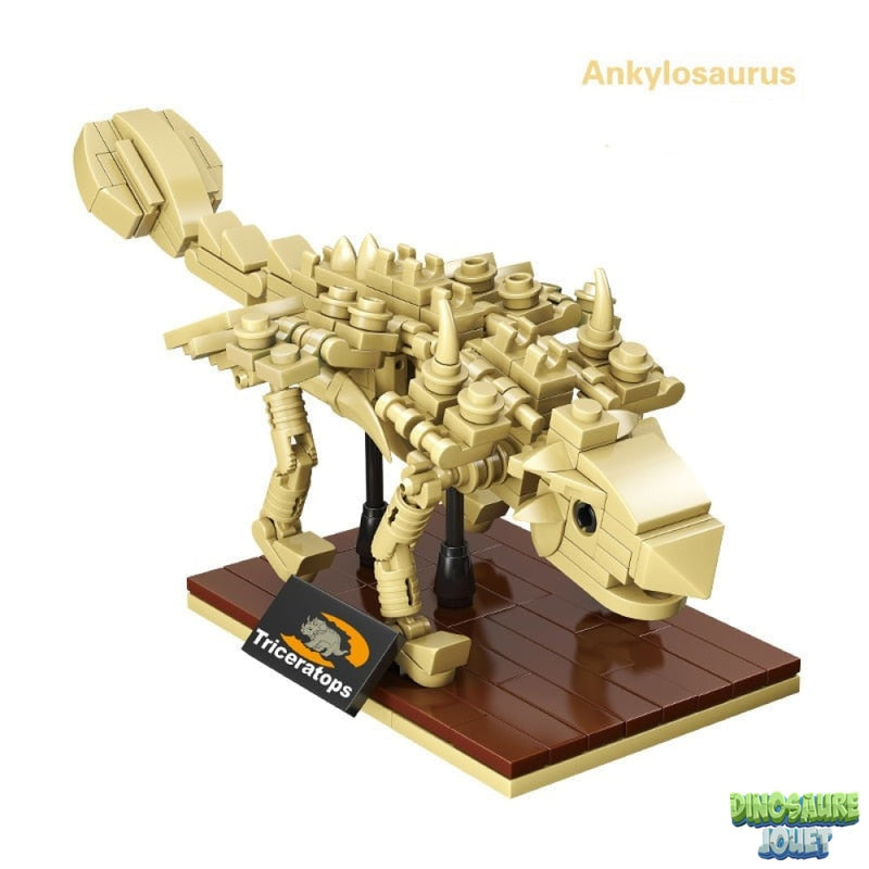 Fossile Lego Dinosaure ankylosaure