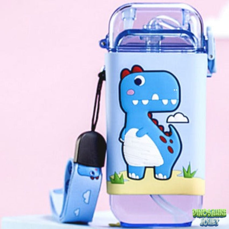 Gourde bleu Dinosaure