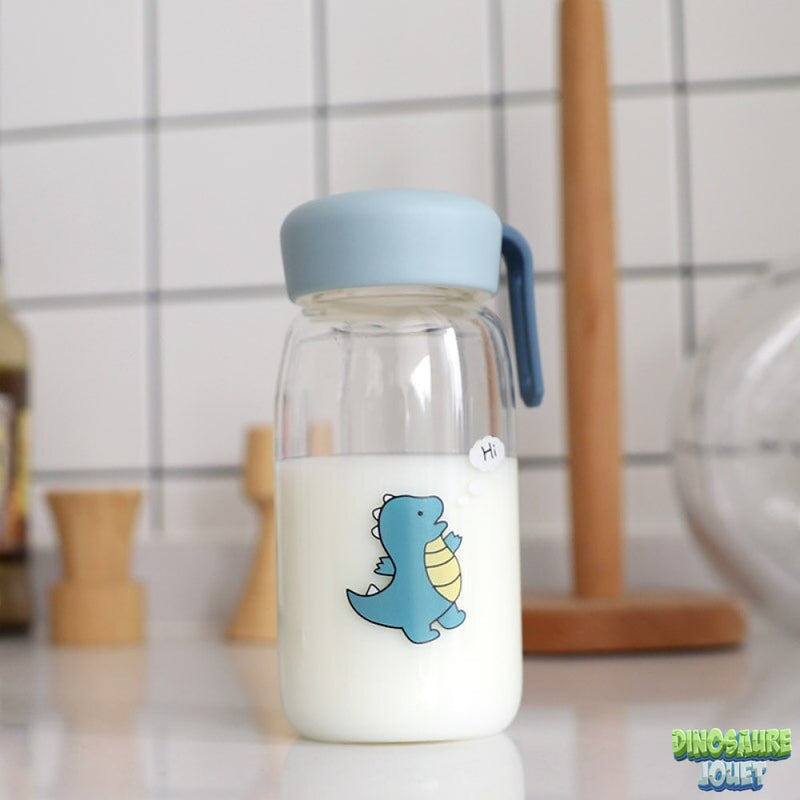 Gourde en verre Dinosaure