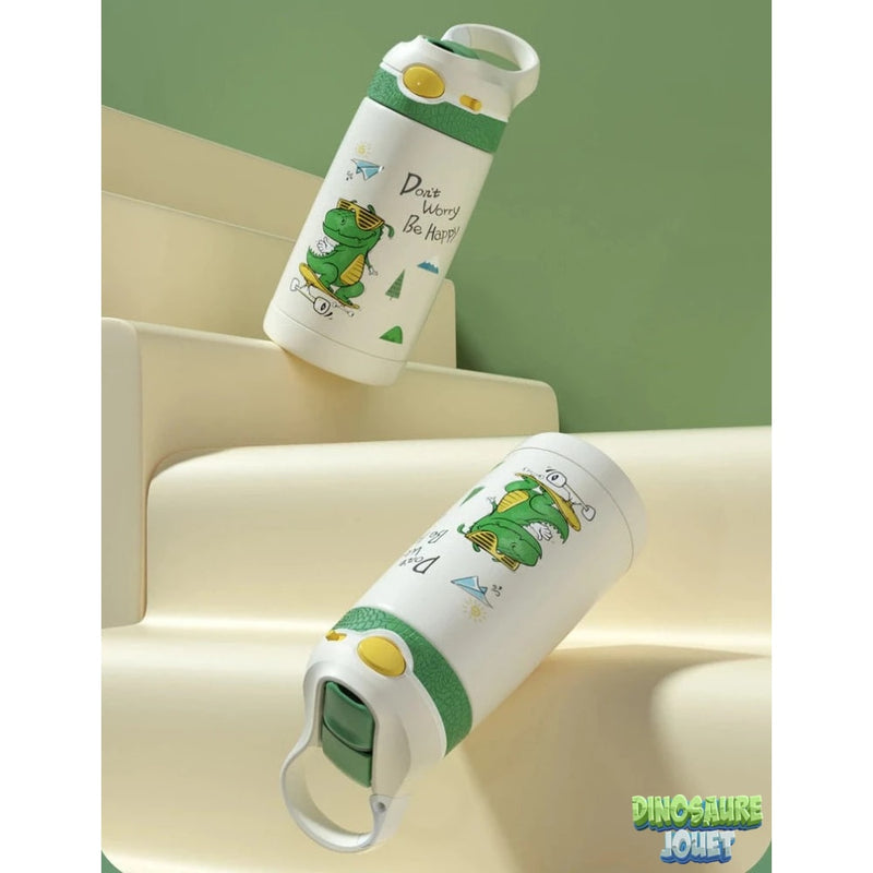 Gourde isotherme 400ml Dinosaure