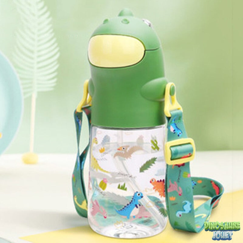 Gourde paille bébé Dinosaure