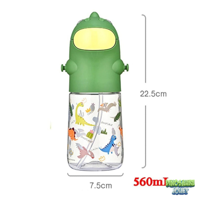 Gourde paille bébé Dinosaure