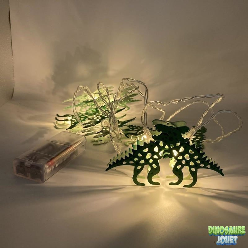 Veilleuse dinosaure, guirlande lumineuse de 10 LED • Veilleuse