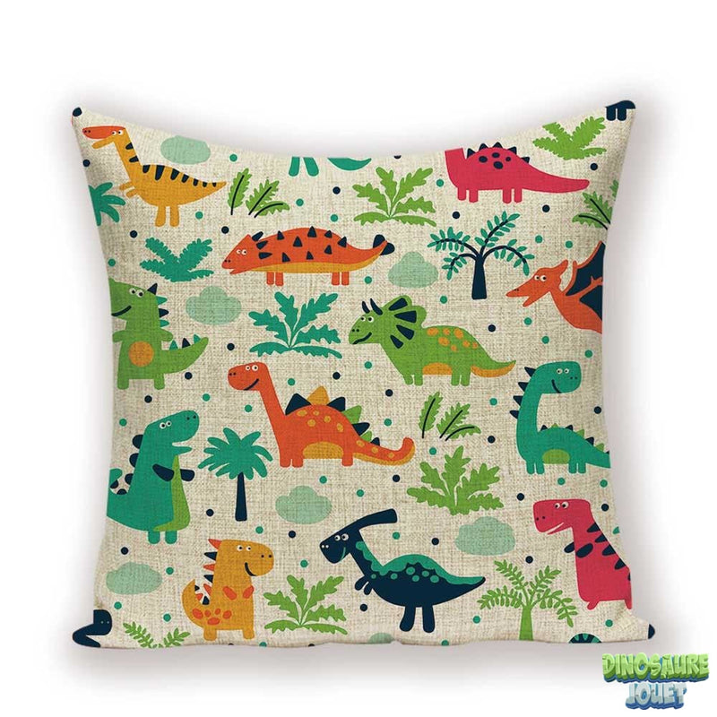 Housse coussin Dinosaure