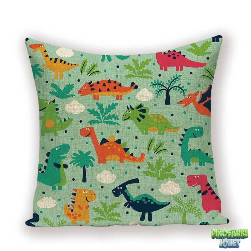 Housse coussin Dinosaure