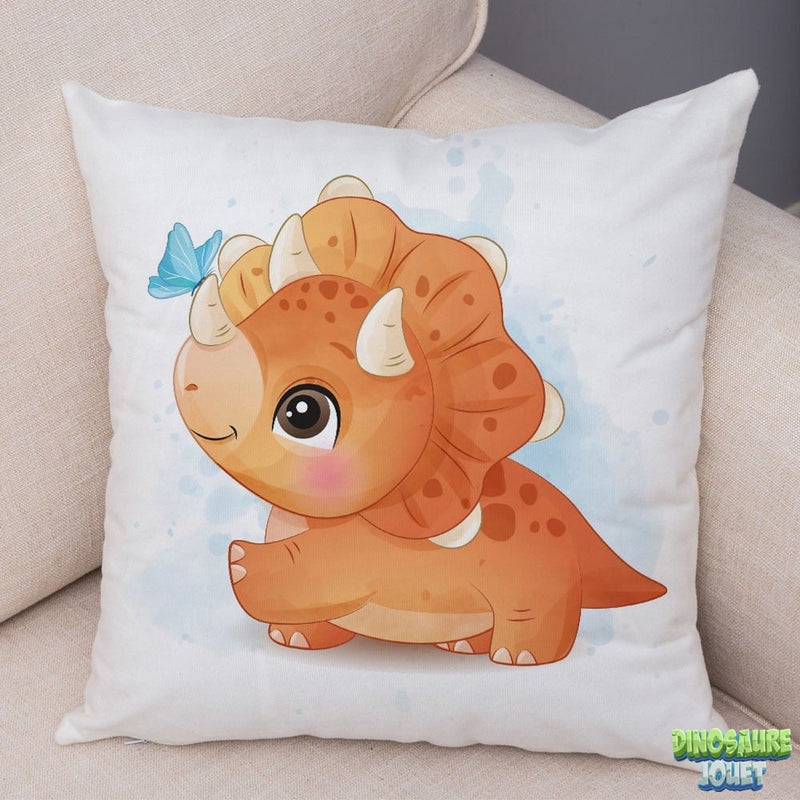 Housse de coussin bébé Dinosaure